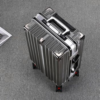 密碼箱男旅行箱鋁框拉桿箱20尺寸登機24尺寸行李箱男女學生26密碼皮箱