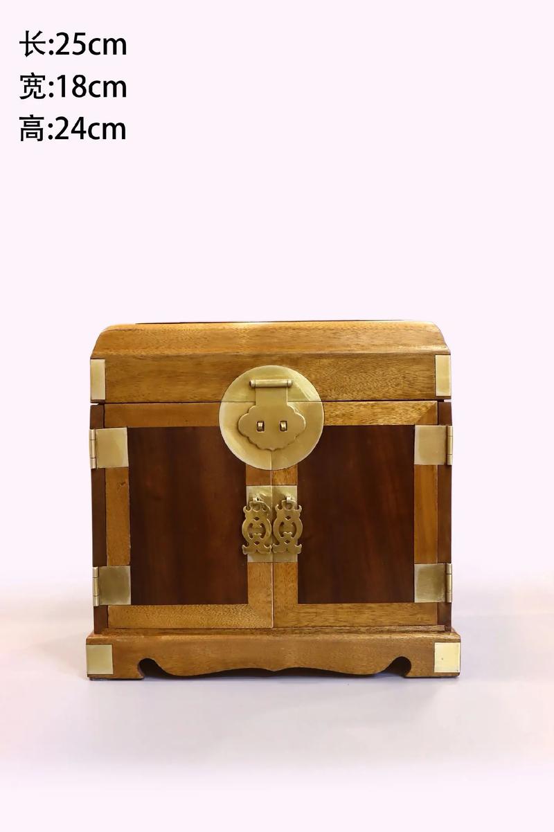 金絲楠官皮箱.名稱:金絲楠木官皮箱首飾盒 尺寸:長25厘米; - 抖音