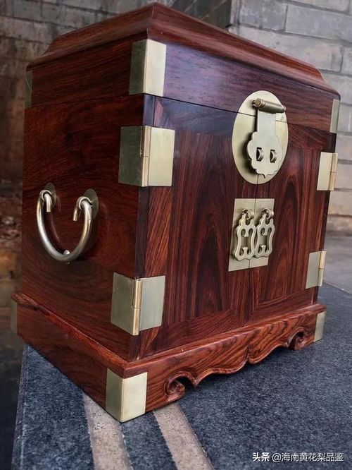 官皮箱 海南黃花梨紫油梨